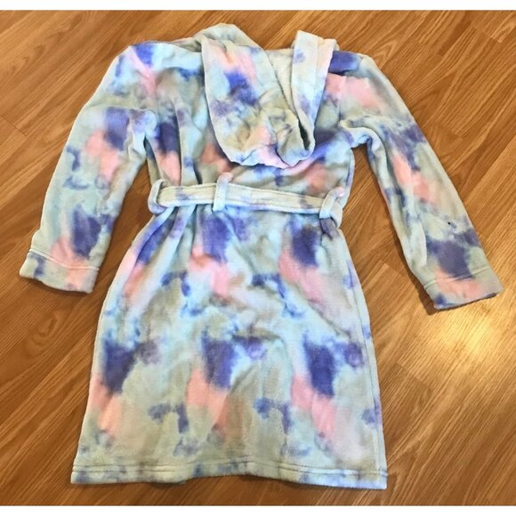 Eddie Bauer Robe Kids Tie Dyed Hooded Robe Size 7/8 NWOT - Picture 6 of 8